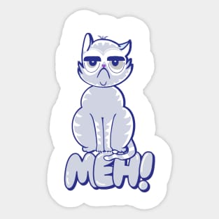 Meh Cat Sticker